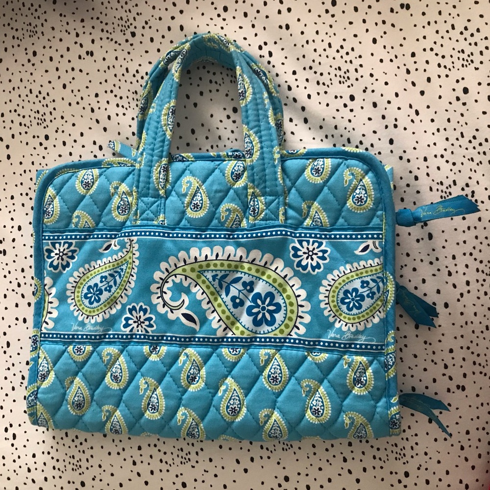 Vera Bradley Bermuda blue hanging organizer